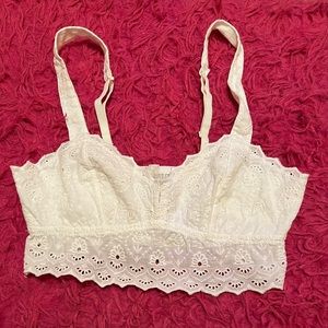 Free People bralette - white xs